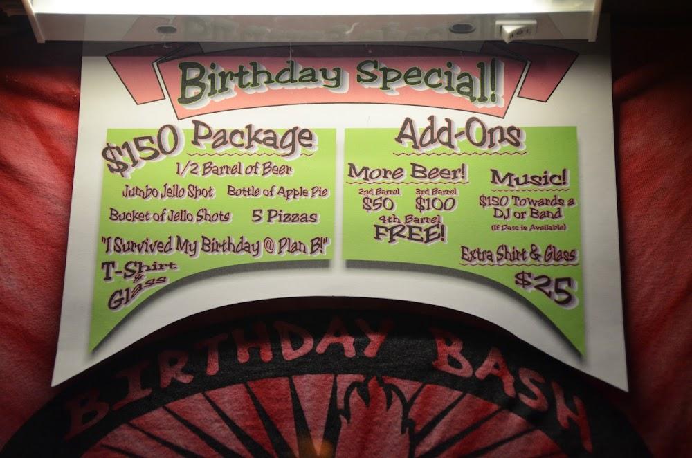 Plan B Menu image 1